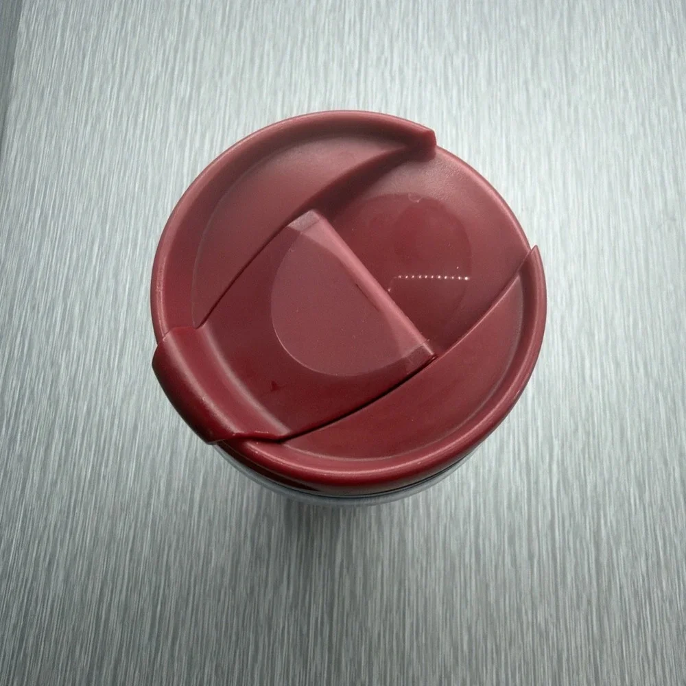 Starbucks Paris France Travel Tumbler Coffee Cup Red White Reusable Mug